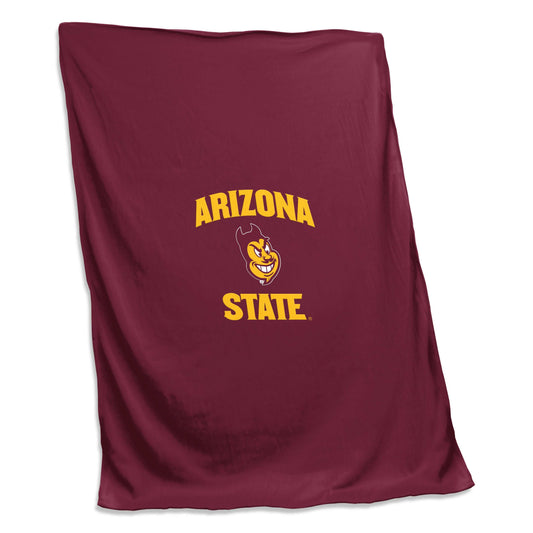 Arizona State Screened Sweatshirt Blanket - Logo Brands - Flyclothing LLC