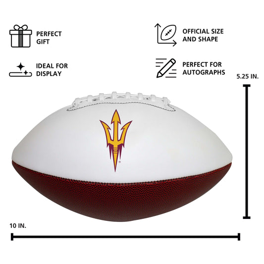 Arizona State Official-Size Autograph Football - Logo Brands - Flyclothing LLC