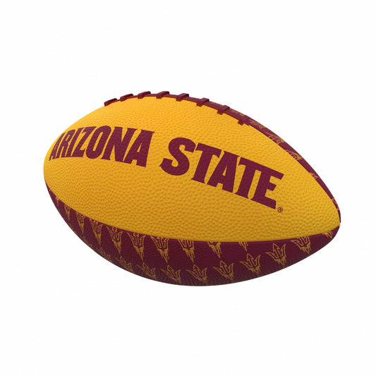 Arizona State Repeating Mini-Size Rubber Football - Logo Brands - Flyclothing LLC