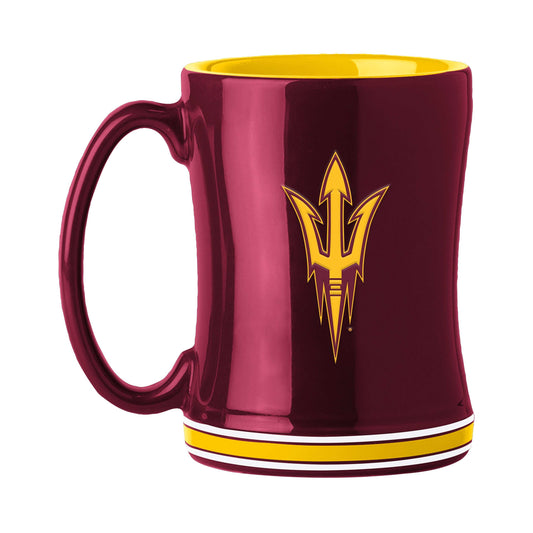 Arizona State 14oz Relief Mug - Logo Brands - Flyclothing LLC