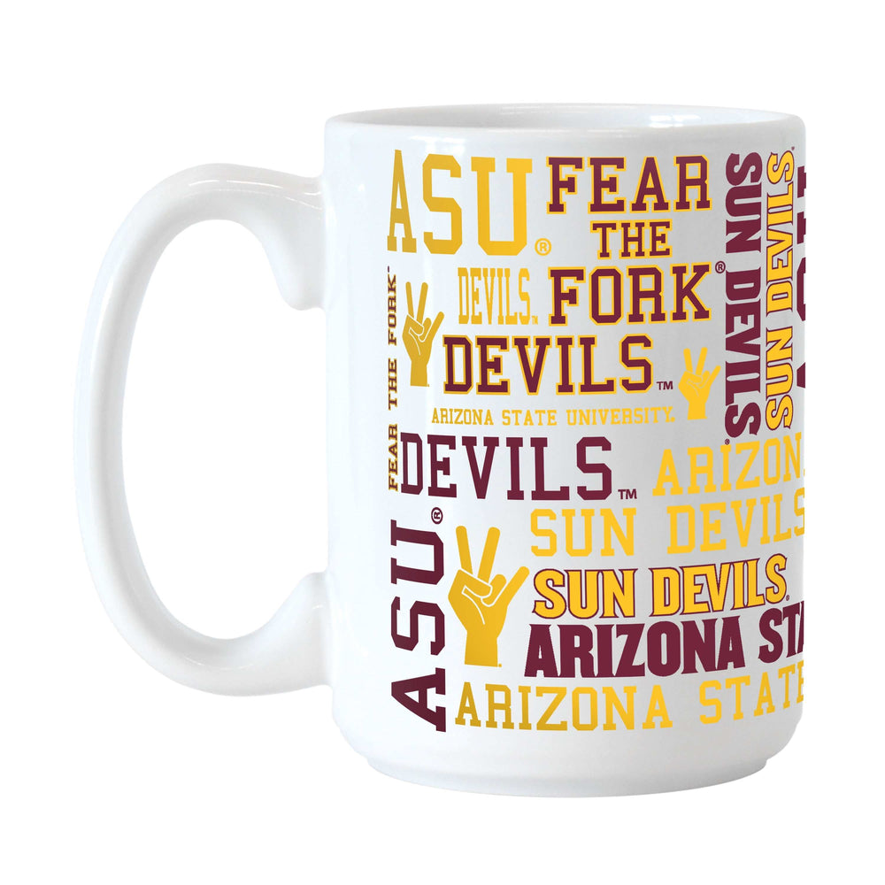 Arizona State 15oz Spirit Sublimated Mug - Logo Brands - Flyclothing LLC