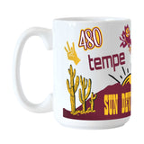 Arizona State 15oz Native Sublimated Mug - Logo Brands - Flyclothing LLC