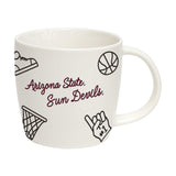 AZ State Basketball 18oz Playmaker Mug - Logo Brands - Flyclothing LLC
