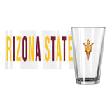 Arizona State 16oz Overtime Pint Glass - Logo Brands - Flyclothing LLC