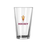 Arizona State Ice Hockey 16oz Pint Glass - Logo Brands - Flyclothing LLC