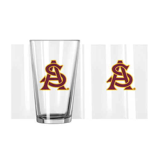 Arizona State 16oz Pint Glass - Logo Brands - Flyclothing LLC