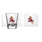 Arizona State 2oz Mascot Shot Glass - Logo Brands - Flyclothing LLC