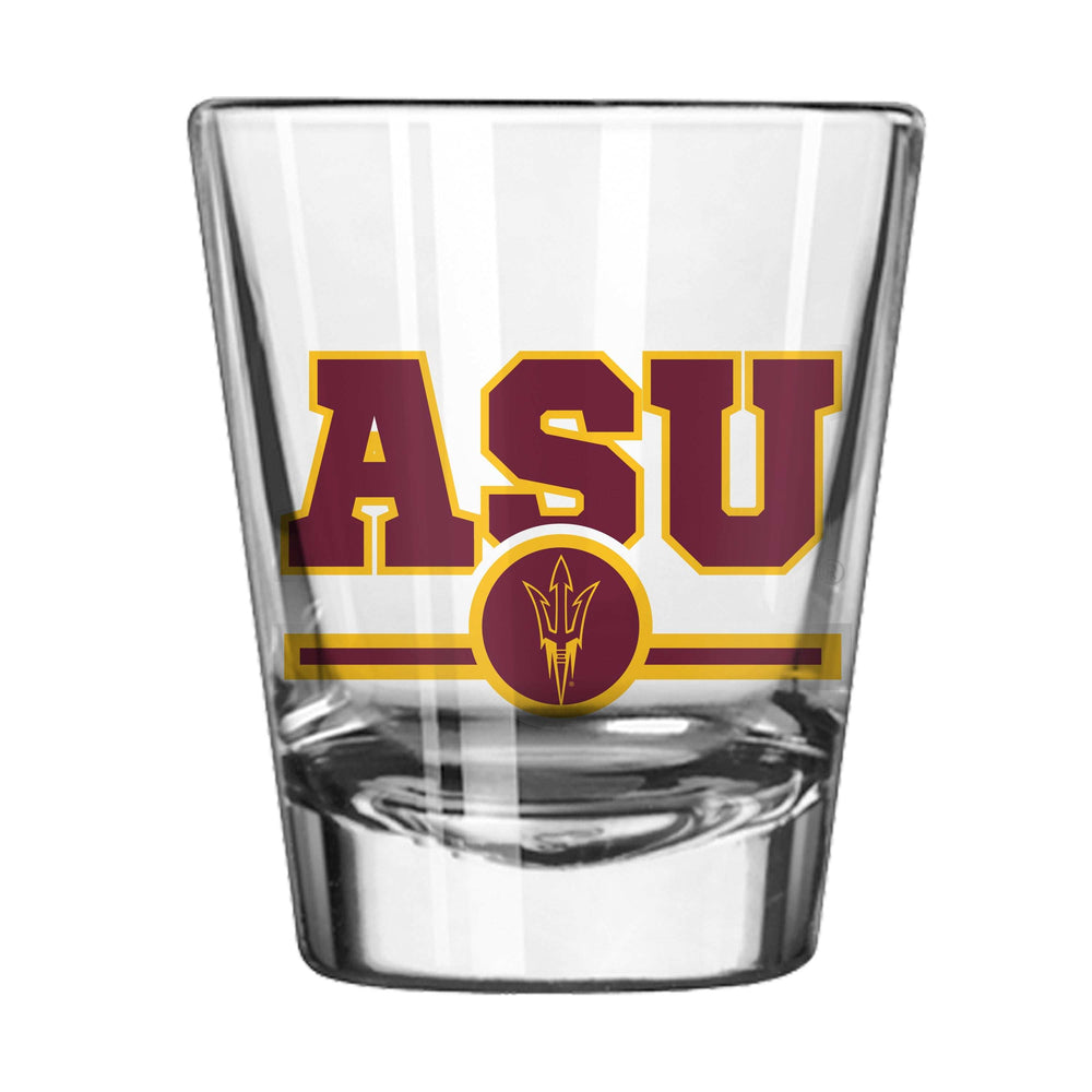 Arizona State 2oz Letterman Shot Glass - Logo Brands - Flyclothing LLC