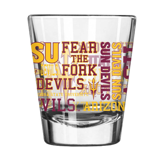 Arizona State 2oz Spirit Shot Glass - Logo Brands - Flyclothing LLC