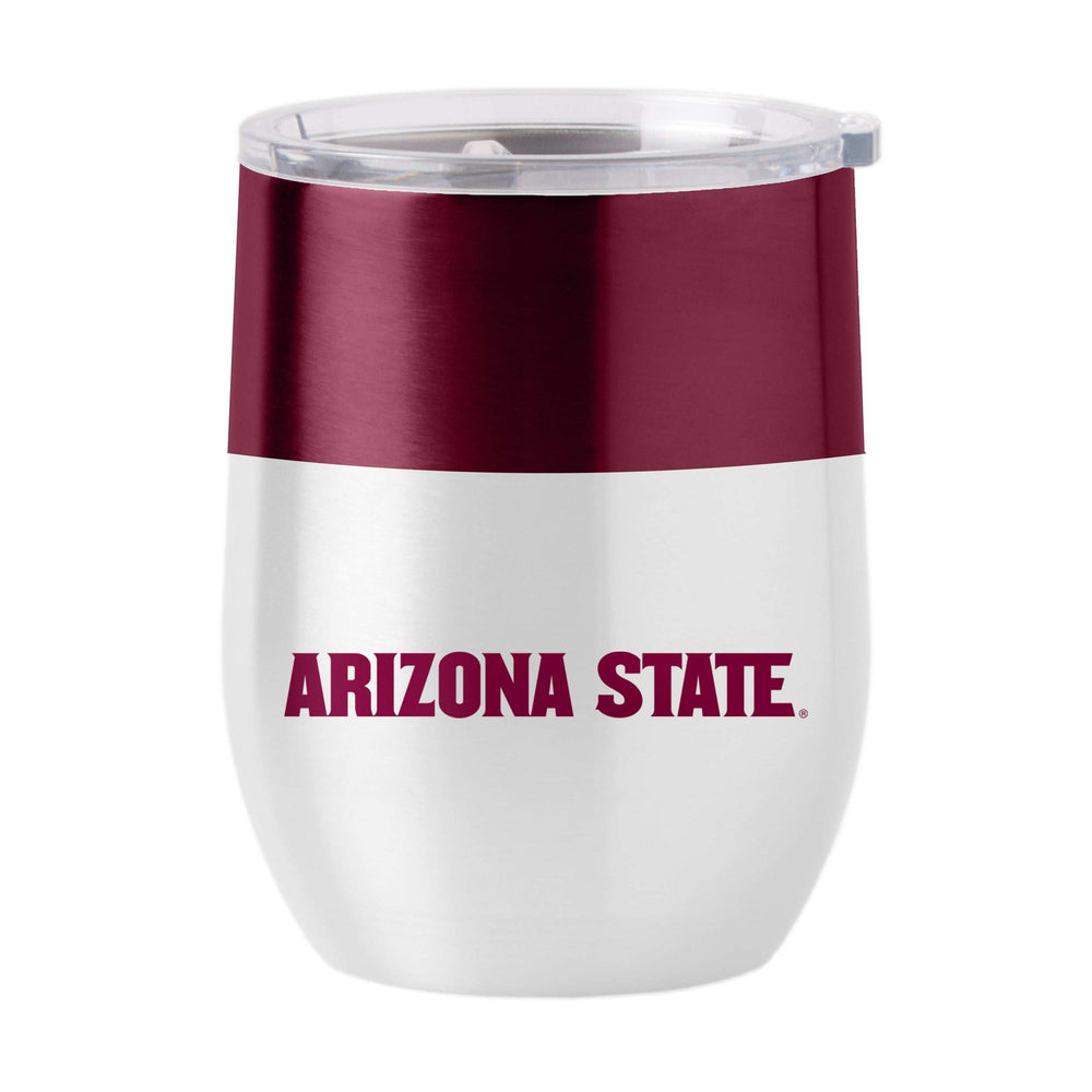 AZ State Color Block 16 oz Stainless Curved Beverage - Logo Brands - Flyclothing LLC
