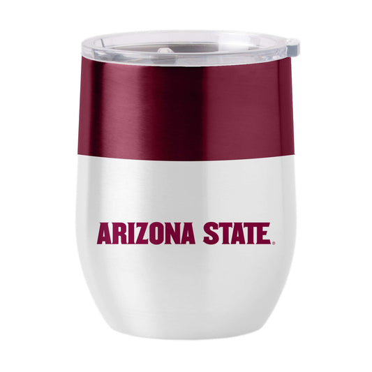 AZ State Color Block 16 oz Stainless Curved Beverage - Logo Brands - Flyclothing LLC