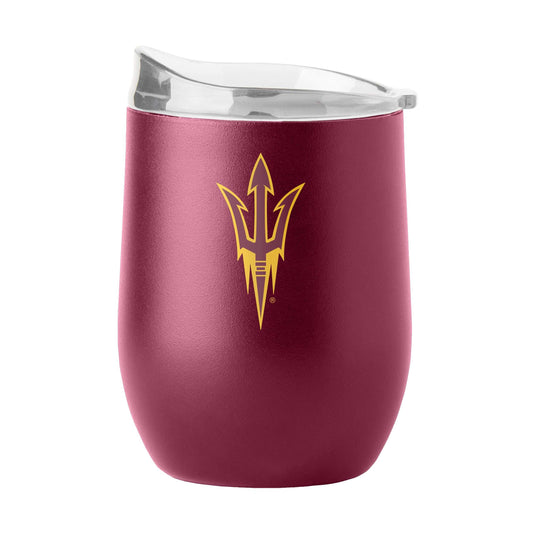 Arizona State 16oz Flipside Powder Coat Curved Beverage - Logo Brands - Flyclothing LLC