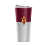 Arizona State 20oz Colorblock White Powder Coat Tumbler - Logo Brands - Flyclothing LLC
