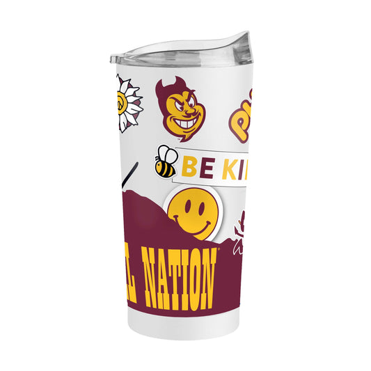 Arizona State 20oz Native Powder Coat Tumbler - Logo Brands - Flyclothing LLC