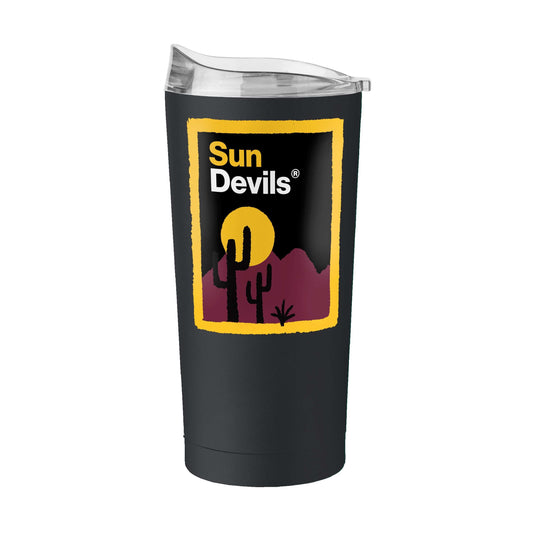Arizona State Chinese Alumni Black 20oz Powder Coat Tumbler - Logo Brands - Flyclothing LLC