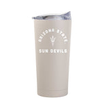 Arizona State 20oz Archway Sand Powder Coat Tumbler - Logo Brands - Flyclothing LLC
