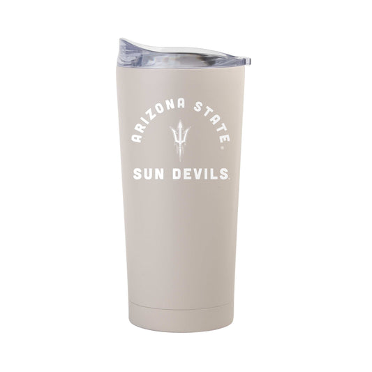 Arizona State 20oz Archway Sand Powder Coat Tumbler - Logo Brands - Flyclothing LLC