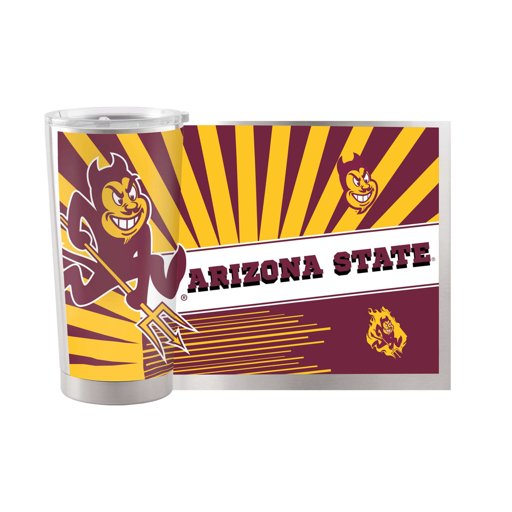 AZ State 20oz Mascot Stainless Tumbler - Logo Brands - Flyclothing LLC