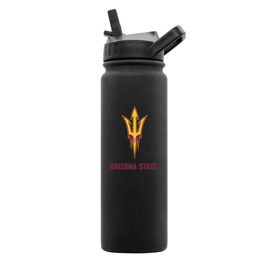 Arizona State 24oz Black Soft Touch Bottle - Logo Brands - Flyclothing LLC
