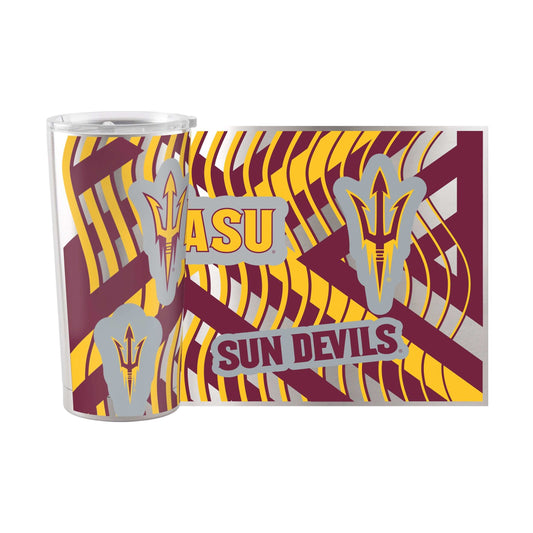 AZ State 20oz Flex Plastic Wall Stainless Tumbler - Logo Brands - Flyclothing LLC