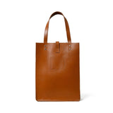Chestnut Elegance Leather Tote - Classy Leather Bags - Flyclothing LLC
