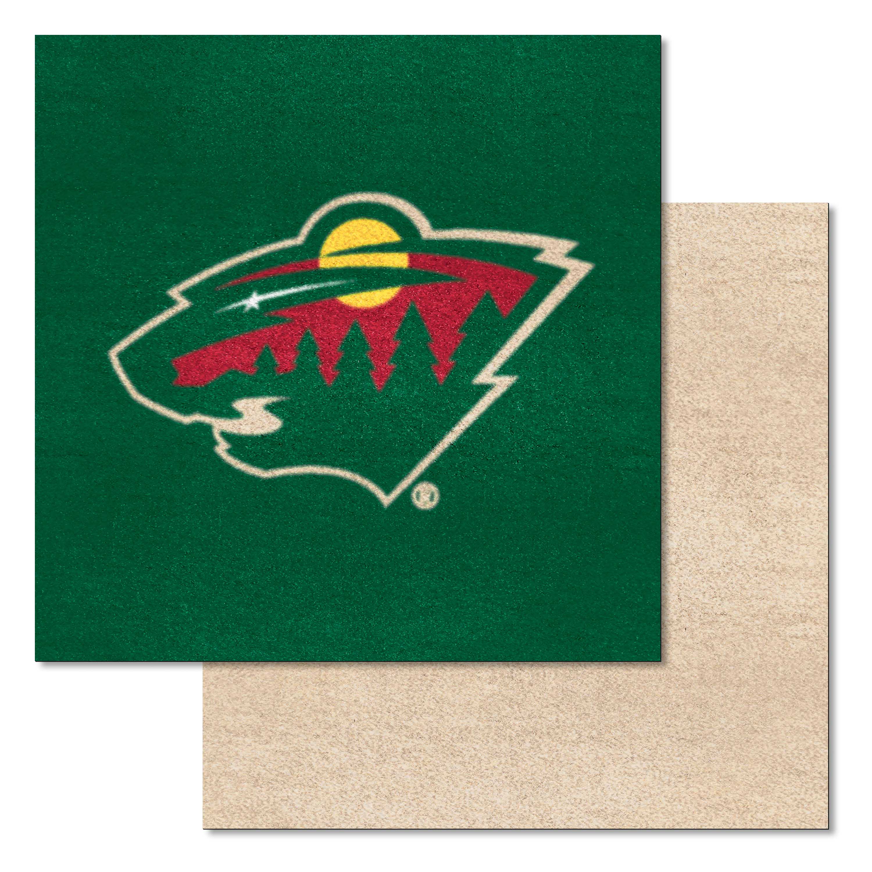 Minnesota Wild Team Carpet Tiles - 45 Sq Ft.