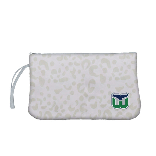 Hartford Whalers Leopard Print Wristlet - Logo Brands - Flyclothing LLC