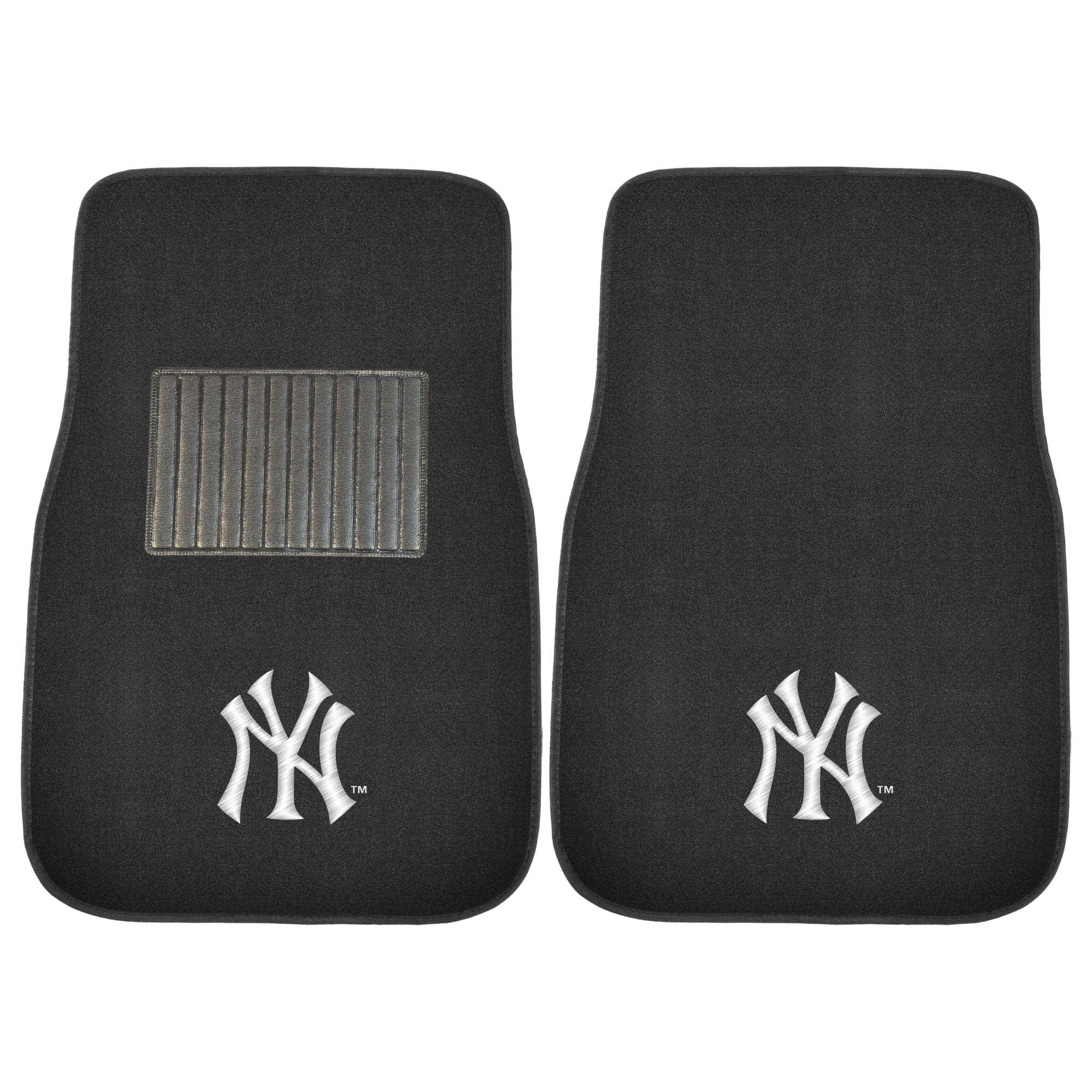 New York Yankees Embroidered Car Mat Set - 2 Pieces - New York Yankees