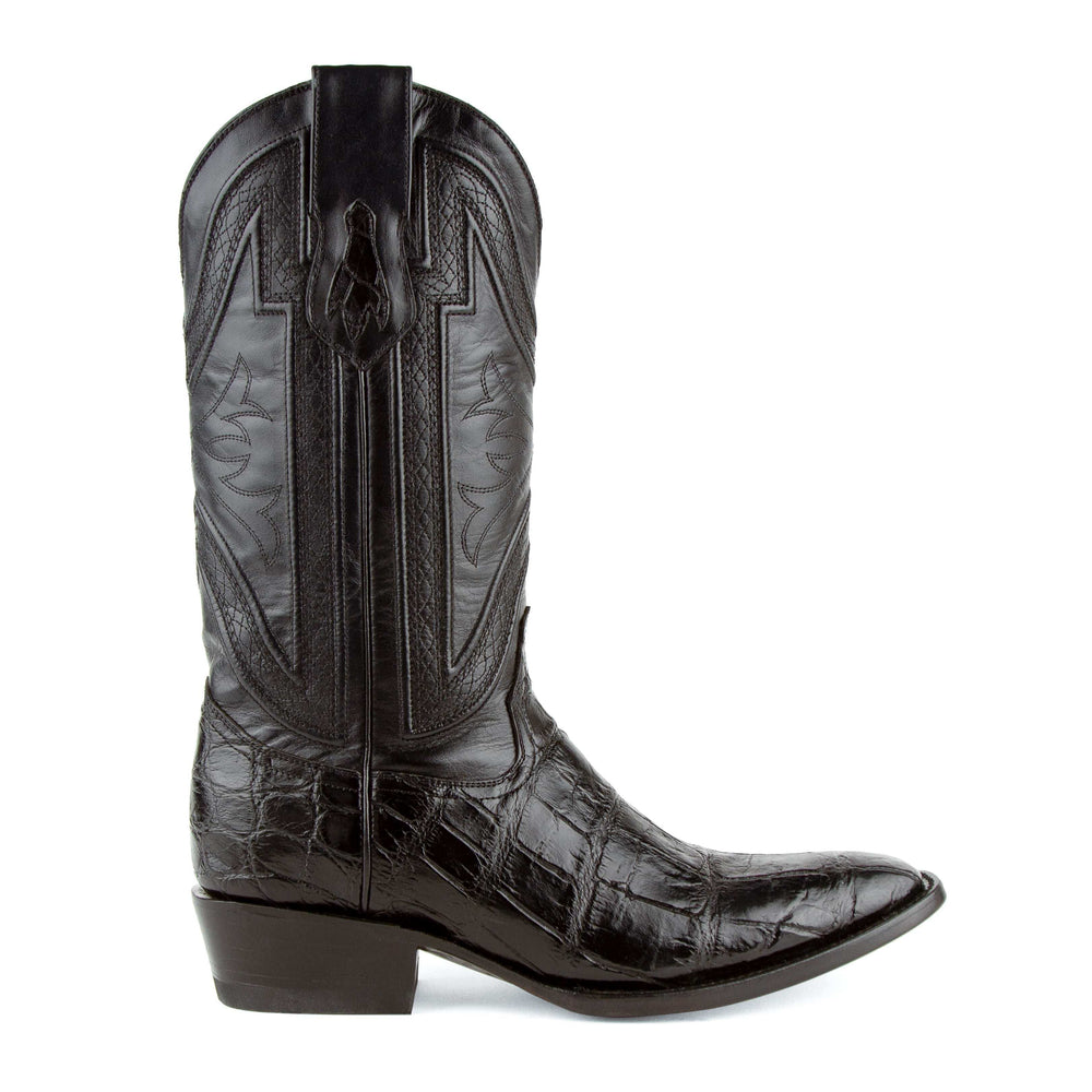 Ferrini USA Stallion American Alligator Men's Boots Black - Ferrini USA - Flyclothing LLC