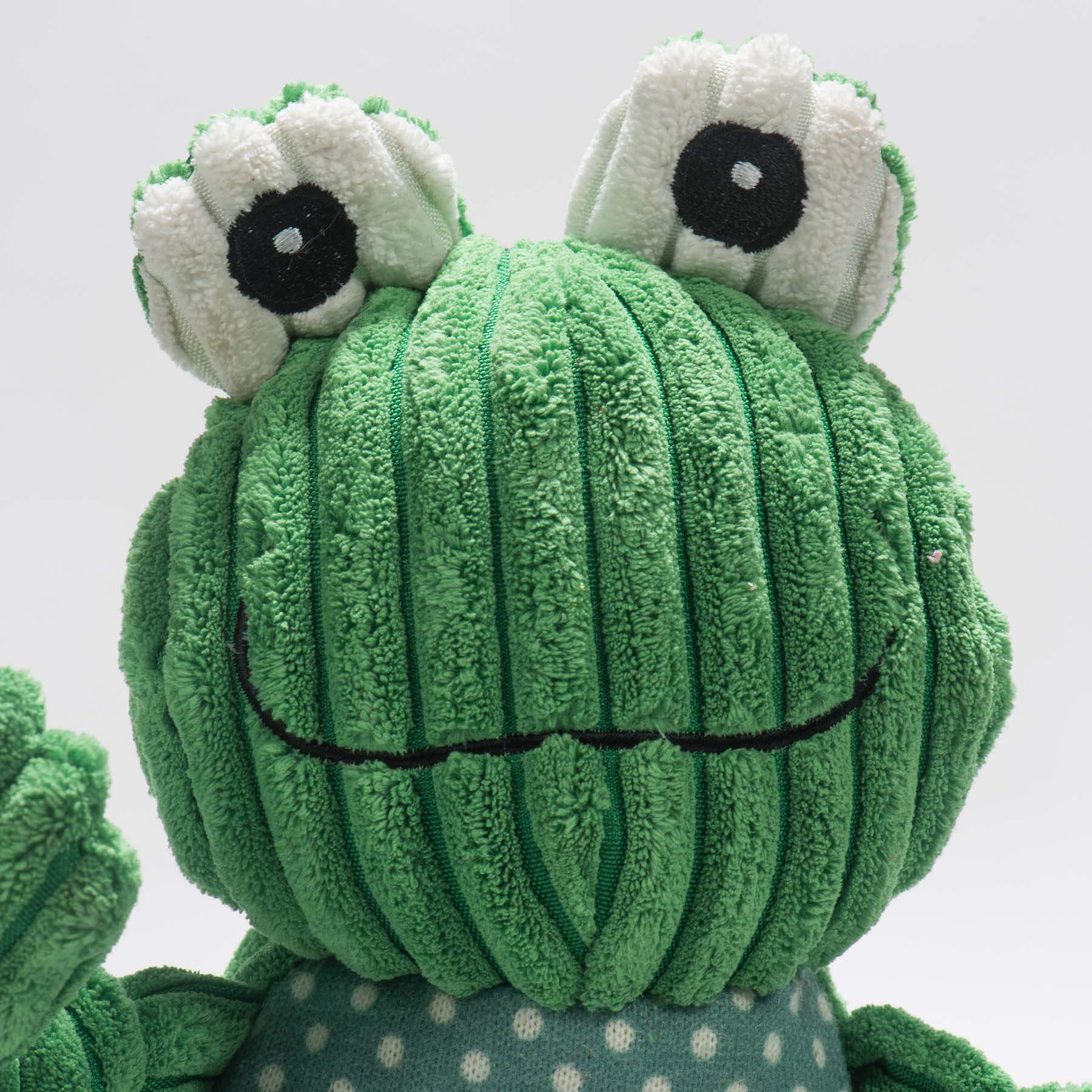 Fergie Frog Knottie® Plush Dog Toy - HuggleHounds - Flyclothing LLC