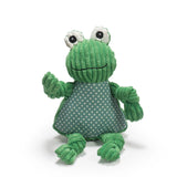 Fergie Frog Knottie® Plush Dog Toy - HuggleHounds - Flyclothing LLC