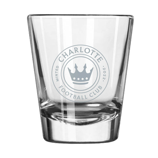 Charlotte FC 2oz Frost Shot Glass - Logo Brands - Flyclothing LLC