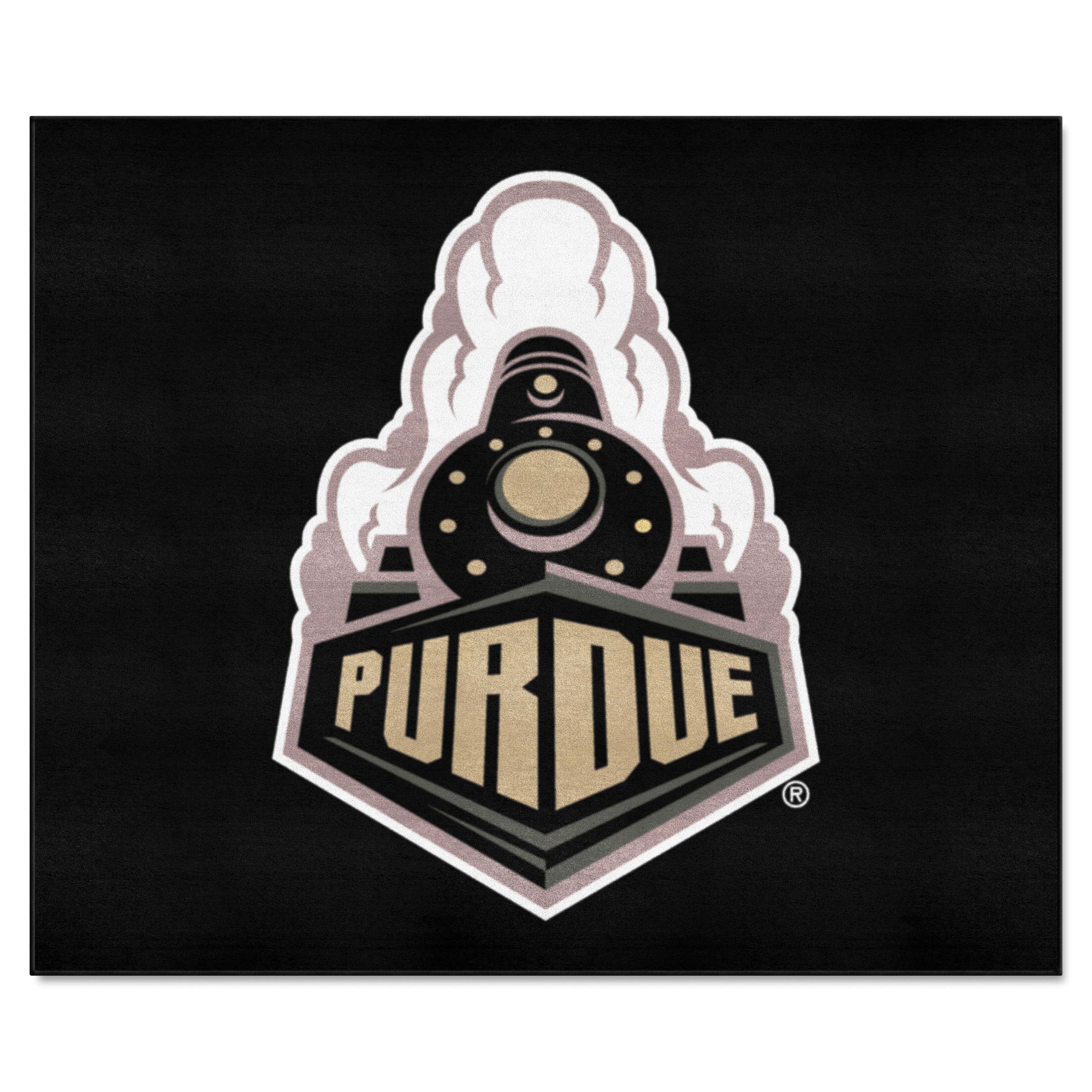 Purdue Boilermakers Tailgater Rug - 5ft. x 6ft., Train Logo - Purdue