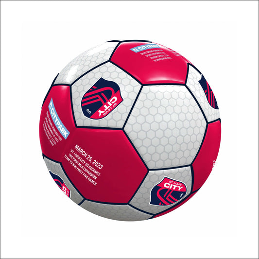 St Louis City SC Soccer Ball - Logo Brands - Flyclothing LLC