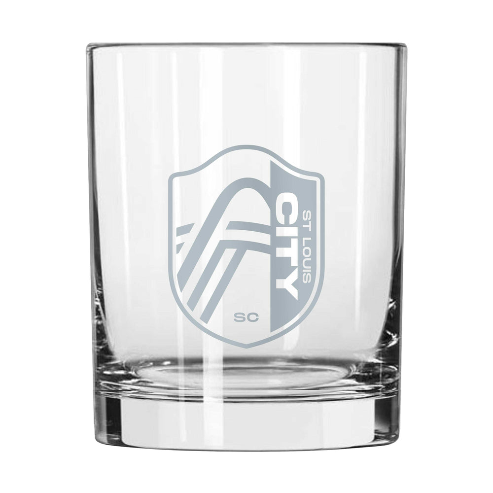 St Louis City SC 14oz Frost Rocks Glass - Logo Brands - Flyclothing LLC