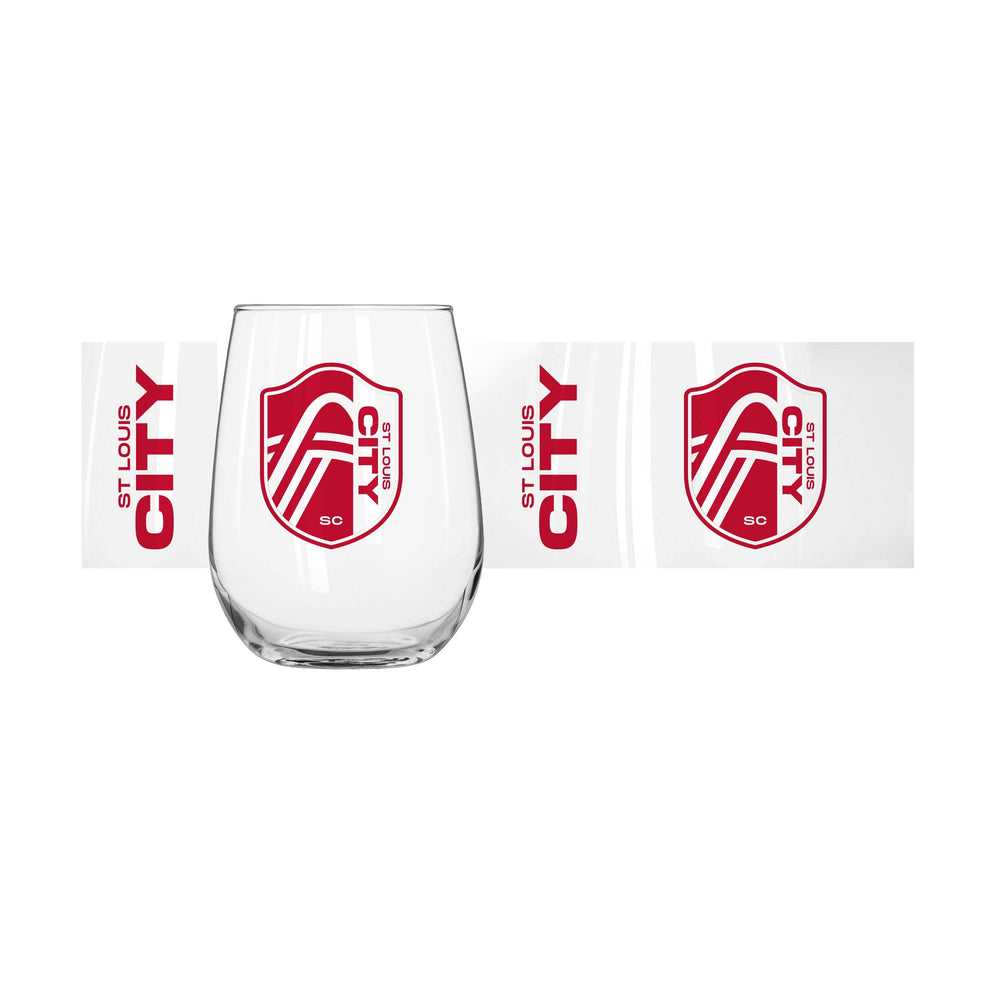 St. Louis FC 16oz Gameday Curved Beverage Glass - Logo Brands - Flyclothing LLC