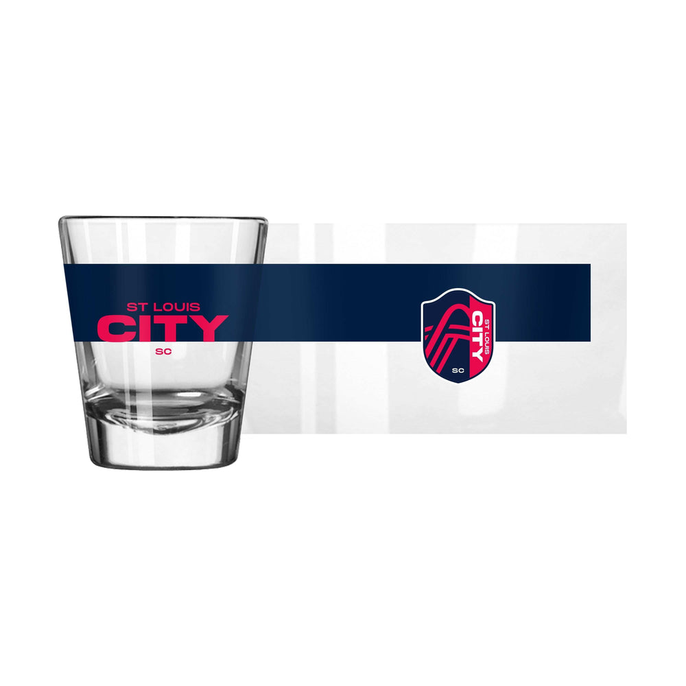 St Louis City SC 2oz Colorblock Shot Glass - Logo Brands - Flyclothing LLC