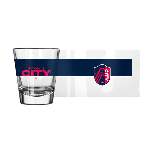 St Louis City SC 2oz Colorblock Shot Glass - Logo Brands - Flyclothing LLC