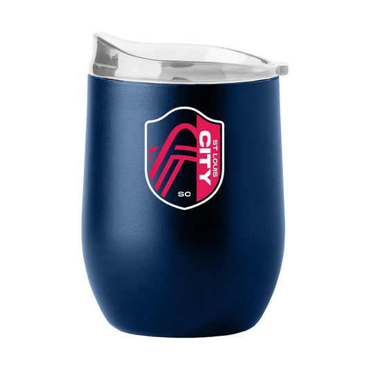St Louis City SC 16oz Flipside Powder Coat Curved Bev - Logo Brands - Flyclothing LLC