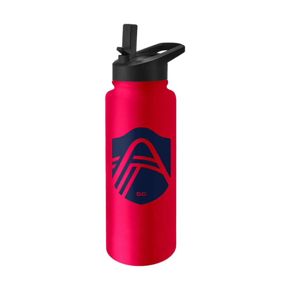 St Louis City SC Rose Red 34oz Flipside Quencher Bottle - Logo Brands - Flyclothing LLC