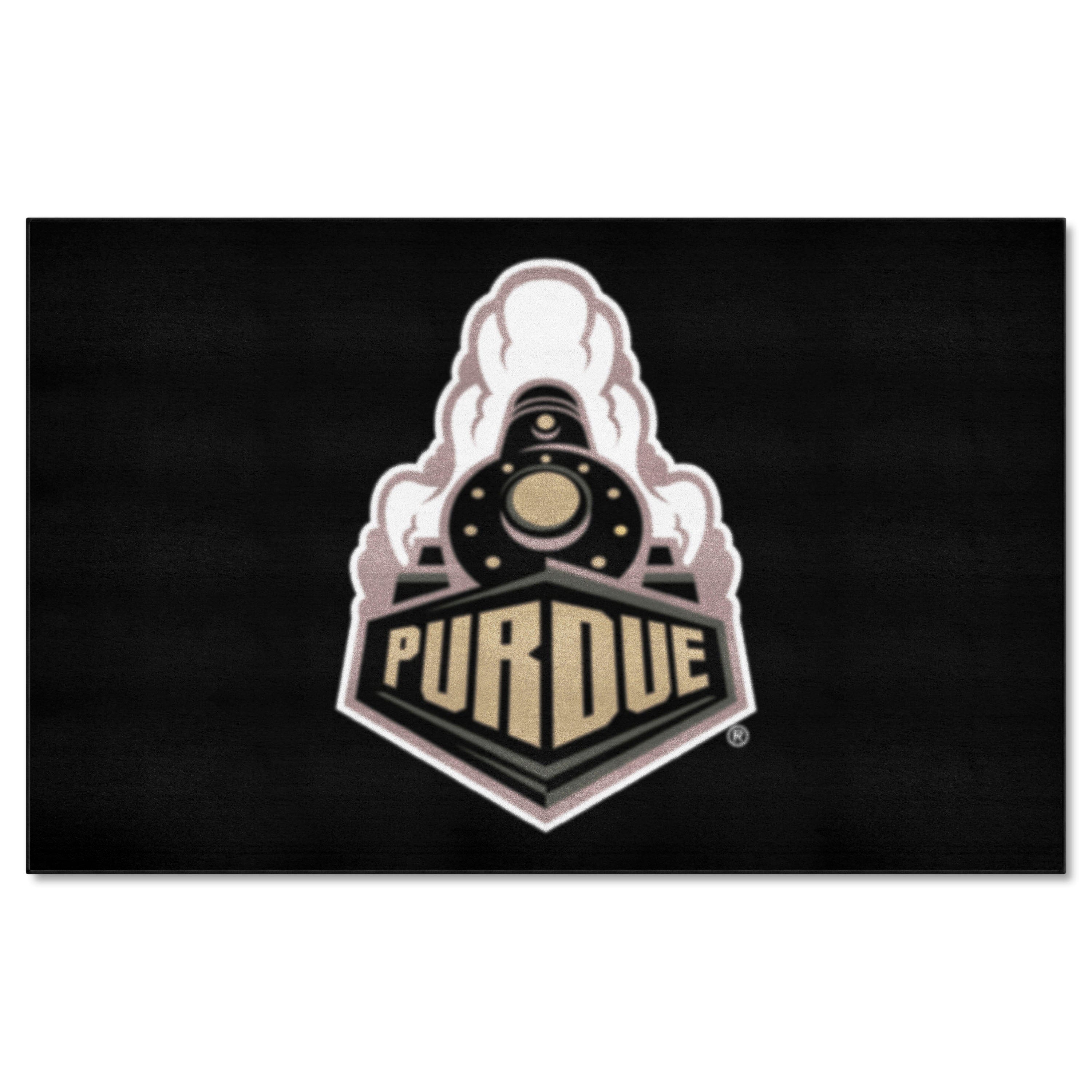 Purdue Boilermakers Ulti-Mat Rug - 5ft. x 8ft., Train Logo - Purdue