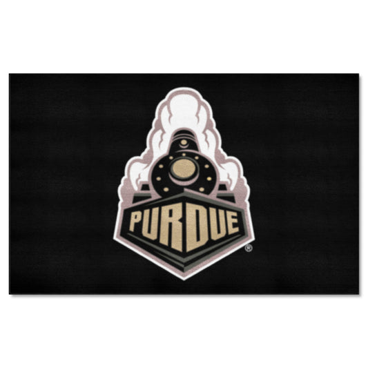 Purdue Boilermakers Ulti-Mat Rug - 5ft. x 8ft., Train Logo - Purdue