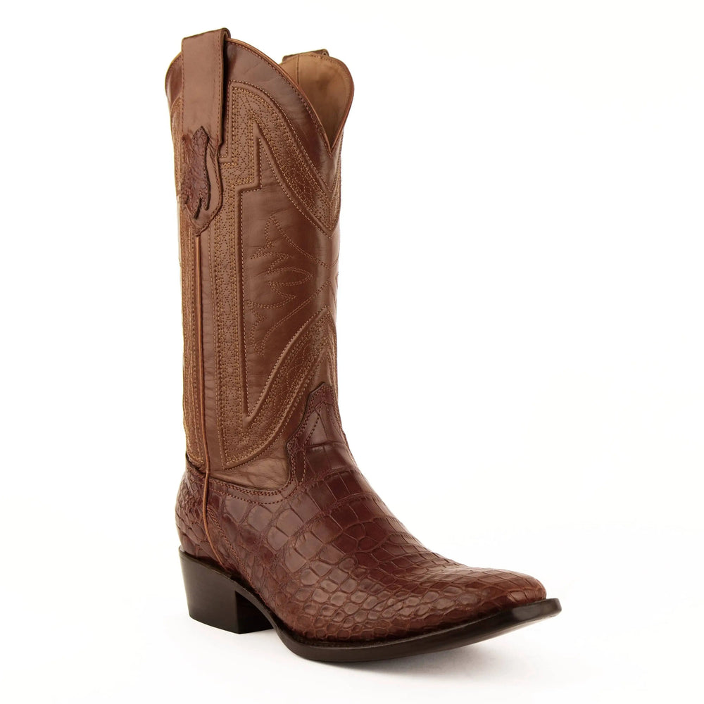 Ferrini USA Stallion American Alligator Men's Boots Cognac - Ferrini USA