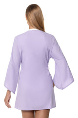 Women's Ocean Drive Cover-Up with Front Tie | Lavendula