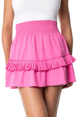 Women's Charlotte Bay Ruffle Skirt | Tulip Pink