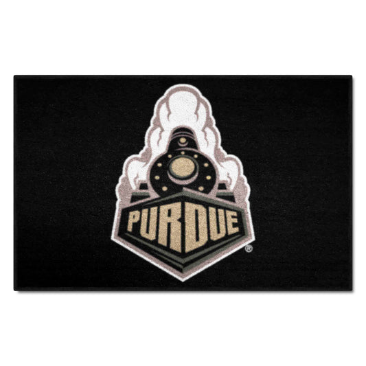 Purdue Boilermakers Starter Mat Accent Rug - 19in. x 30in., Train Logo - Purdue