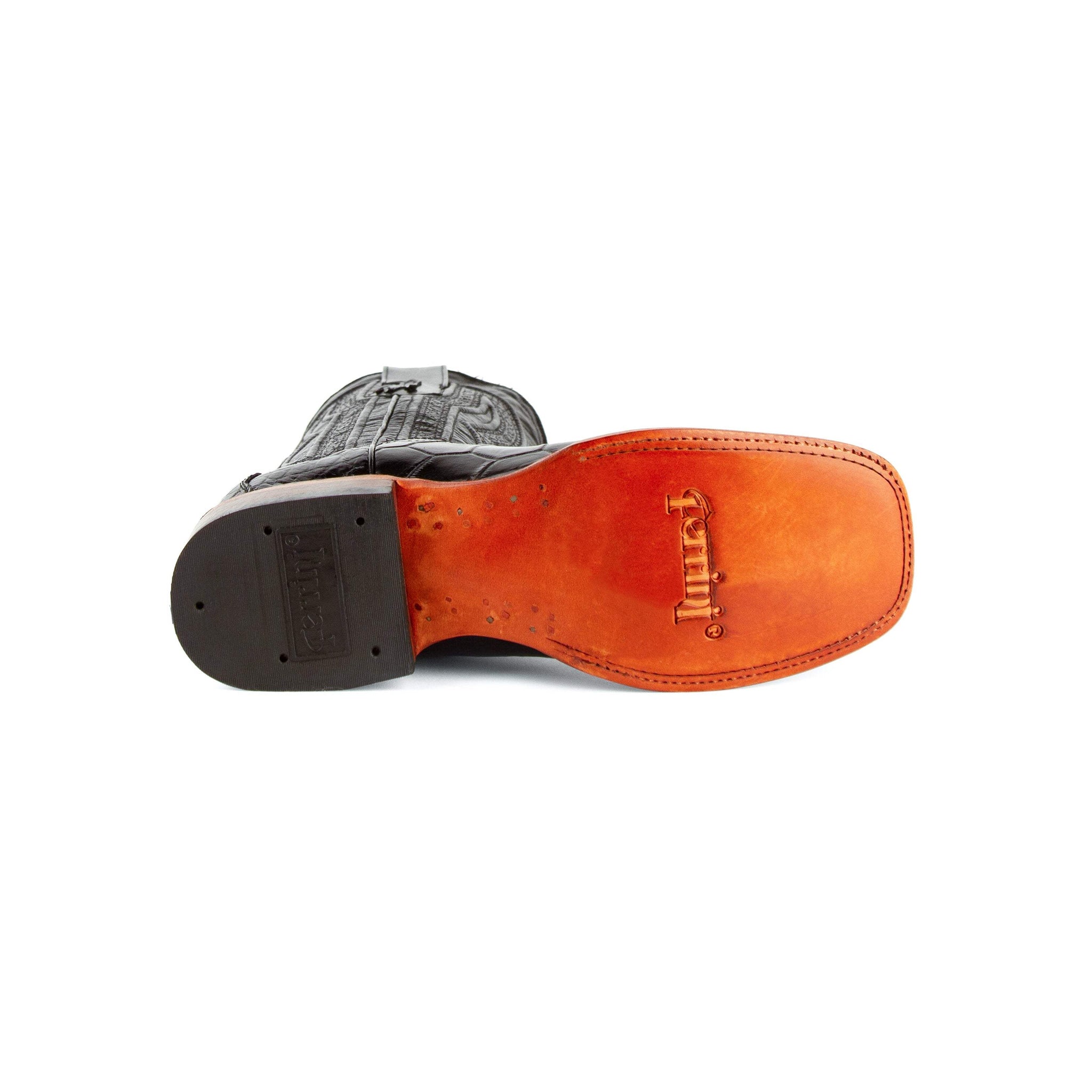 Ferrini Stallion American Alligator Black Mens Boot - Ferrini USA - Flyclothing LLC