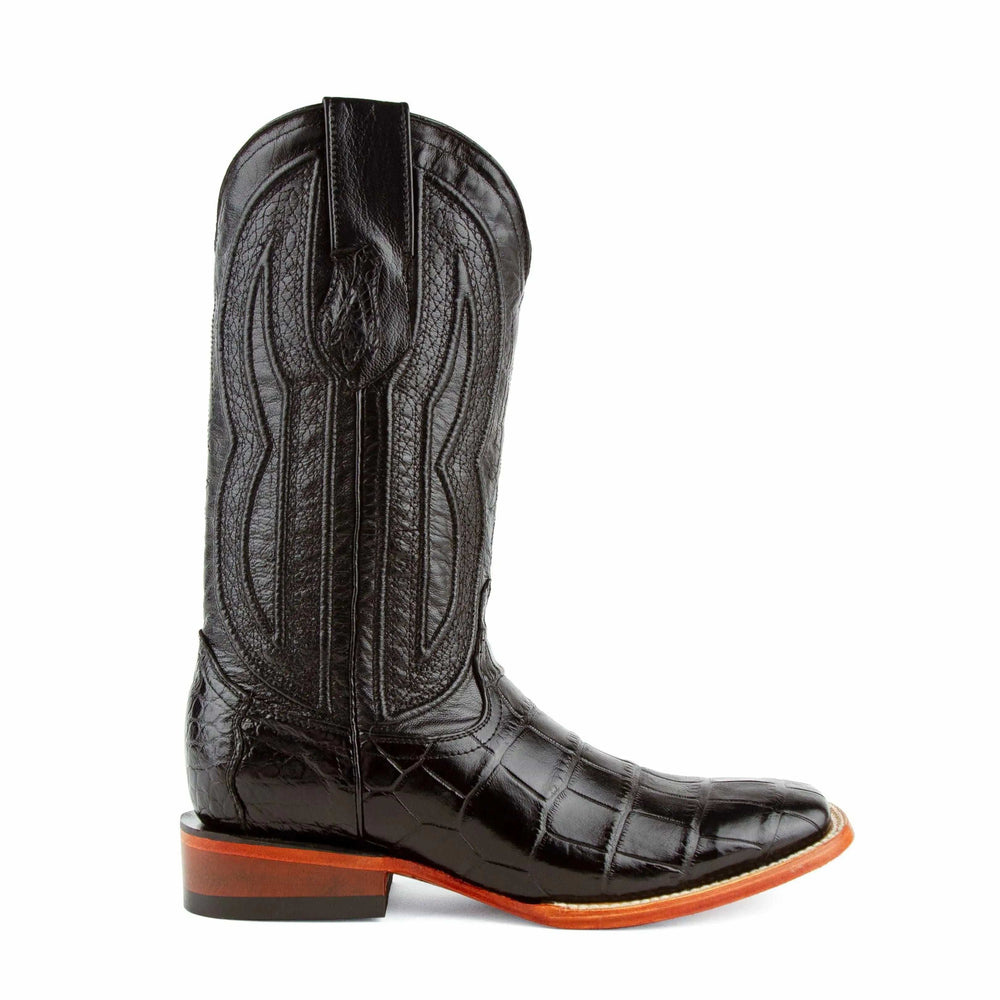 Ferrini Stallion American Alligator Black Mens Boot - Ferrini USA - Flyclothing LLC