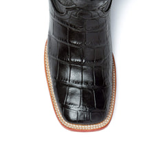 Ferrini Stallion American Alligator Black Mens Boot - Ferrini USA