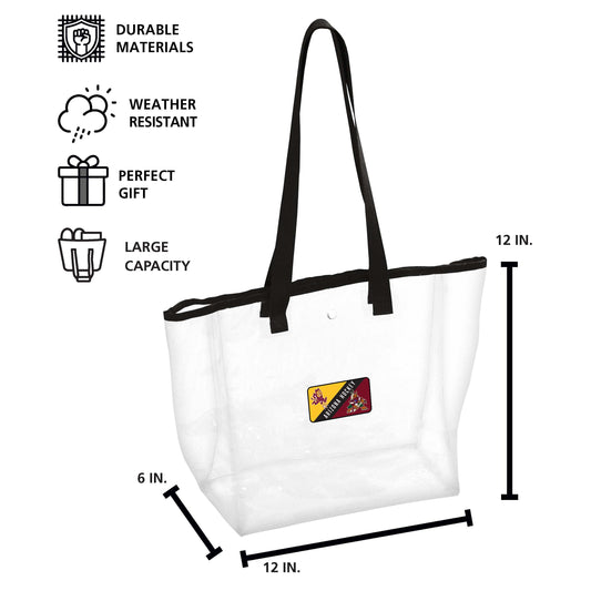 Arizona State/NHL Co Brand Clear Tote - Logo Brands - Flyclothing LLC